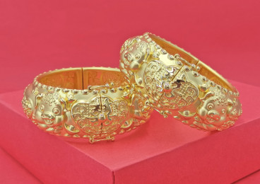 24K足金龍鳳鐲